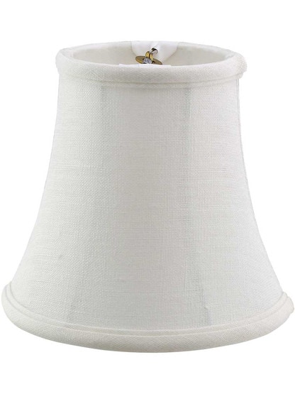 Linen Mini Shade 4 1/2-Inch Height in Off White Fabric.